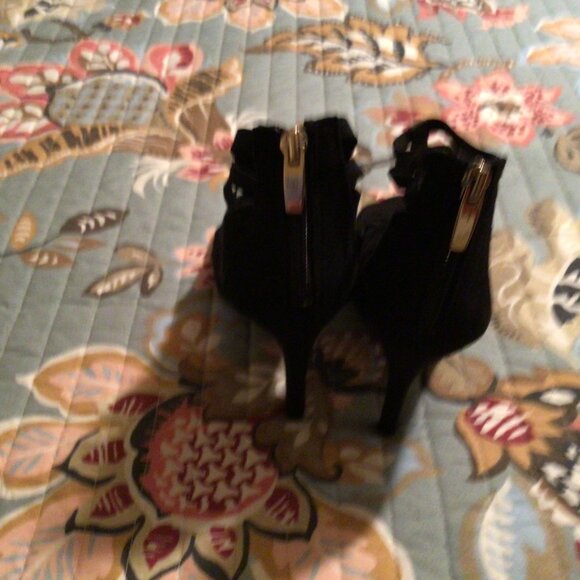 Lime Light Black Strappy Shoe Size 6.5 - Picture 3 of 4